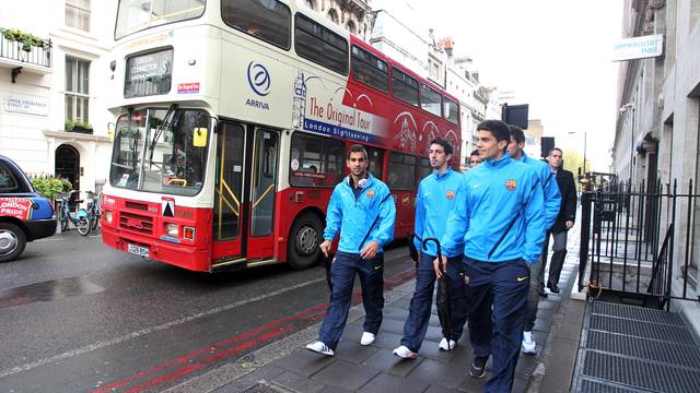Բարսելոնայի խաղացողները զբոսնում են Լոնդոնում | Ֆոտո FCBarca.am
